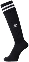 アンブロ umbro サッカー ラインストッキング 靴下 ソックス メンズ 男性 フットボール 部活動 クラブ サークル チーム トレーニング 練習 試合 大会 合宿 刺繍 ロゴ ワンポイント  UAS8310 BLK ブラック