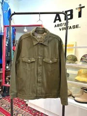 リーバイス シルバータブ LINE デニム ジャケット カーキ M