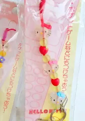 ハローキティ ストラップ りんご ハローキティ キーホルダー ビーズ ハローキティ
