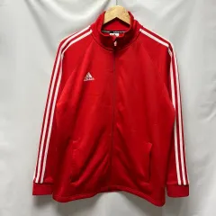 正規品/M アディダス 3本線 レッド トラックジャージ/ジャージ (ヨーロッパ)