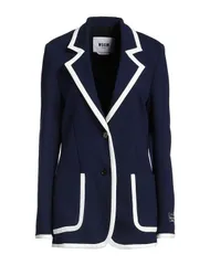 エムエスジイエム レディース アウター ジャケット・ブルゾン テーラードジャケット MSGM Navy ネイビーのサムネイル