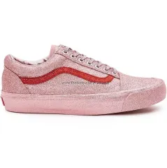 (限定モデル) OPENING PROJECT × VANS レッド グリッター ロー スニーカー セレモニー
