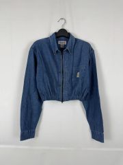 希少】Carhartt リメイクデニムジャケット - メルカリ
