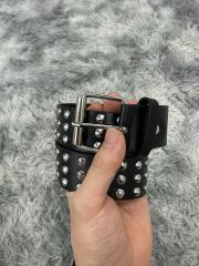 希少！完売品！666 正規品 コニカルベルト PUNK 鋲ベルト SMサイズ