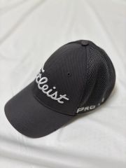 タイトリスト ツアーエリート フラットビル キャップ チャコール 新品