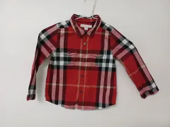 男子児童 ブランド BURBERRY シャツ チェック柄 (ほぼ新品 3 98)