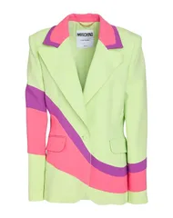 モスキーノ レディース アウター ジャケット・ブルゾン テーラードジャケット MOSCHINO Lime Green ライムのサムネイル