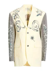 ジャンポール ゴルチエ レディース アウター ジャケット・ブルゾン テーラードジャケット JEAN PAUL GAULTIER Off White オフホワイトのサムネイル