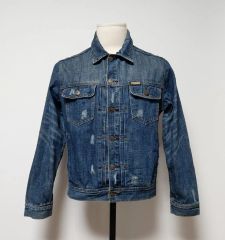 EZRA.Fitch.2ndタイプ デニムジャケット ダメージ.ヴィンテージ.M