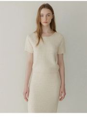 JOSEMOON FOX KNIT TOPS/フォックスニットトップス ホワイト - メルカリ