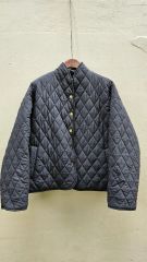 THISTLE SCOTLAND ベロアテーラードジャケット 紺/JW188 - メルカリ
