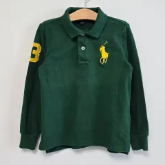 4T ポロ ラルフローレン キッズ カラーTシャツ 緑