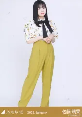 【中古】生写真(坂道シリーズ) 佐藤璃果/全身・レトロデザイン/「乃木坂46 2022.January」WebShop 限定ランダム生写真