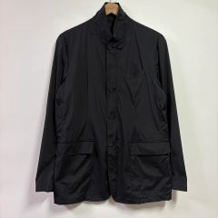ARMANI COLLEZIONI ブラック 重ね着 ナイロンジャケット 48 - メルカリ