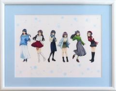 青い花 直筆サイン入り複製原画 - メルカリ