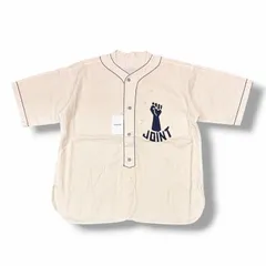 参考上代39600円 未使用 BOWWOW 25SS JOINT BASEBALL SHIRT ジョイントベースボールシャツ 半袖ゲームシャツ バウワウ BW251-JBBS オフホワイトエイジング XL （15069M）のサムネイル