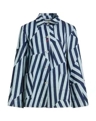 ケンゾー レディース アウター ジャケット・ブルゾン デニムブルゾン KENZO Blue ブルーのサムネイル