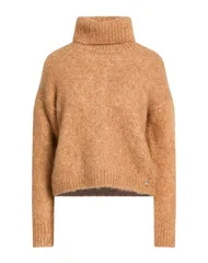 ヘルノ レディース アウター ニット・セータートルネック HERNO Brown ブラウンのサムネイル