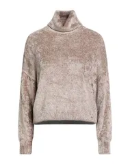 ヘルノ レディース アウター ニット・セータートルネック HERNO Light Brown ブラウンのサムネイル