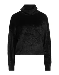 ヘルノ レディース アウター ニット・セータートルネック HERNO Black ブラックのサムネイル