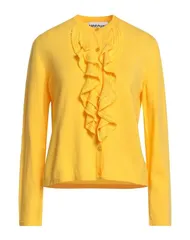 モスキーノ レディース アウター カーディガン MOSCHINO Yellow イエローのサムネイル