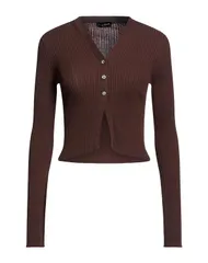 ロベルトコリーナ レディース アウター カーディガン ROBERTO COLLINA Chocolate Brown ブラウンのサムネイル