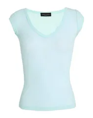 ロベルトコリーナ レディース トップス Tシャツ ROBERTO COLLINA Turquoise Blue ブルーのサムネイル