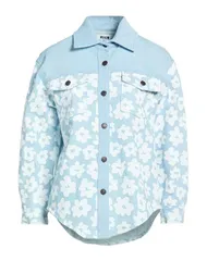 エムエスジイエム レディース アウター ジャケット・ブルゾン デニムブルゾン MSGM Blue ブルーのサムネイル
