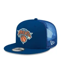 【送料無料】 ニューエラ メンズ 帽子 アクセサリー Mens Blue New York Knicks Core Logo Meshback 9FIFTY Snapback Hat Blue