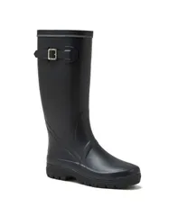 ランズエンド レディース シューズ ブーツ・レインブーツ トール Lands End Womensquall Buckle Tall Rain Boots Black ブラックのサムネイル