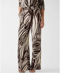 ゲス レディース ボトムス カジュアルパンツ GUESS Womens Bastienne WideLeg PullOn Pants Wild Escape Printのサムネイル
