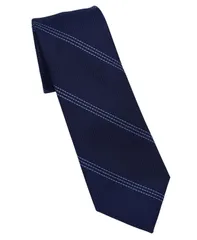 ダナ キャラン ニューヨーク メンズ アクセサリー ネクタイ DKNY Menslim Design Pin Stripe Neck Tie Navy Blue ネイビーのサムネイル