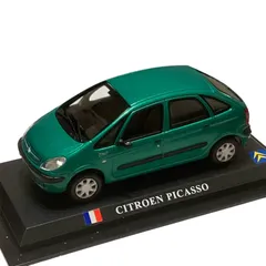 【ミニカー】シトロエン ピカソ （グリーン(緑)）【ルース品／状態ランクA】中古品／台座付き／デル・プラド カーコレクションのサムネイル