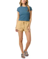 オニール レディース トップス Tシャツ クルーネック ONeill Womens Crewneck TShirt Blue Fusion ブルーのサムネイル