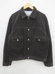 ★6904☆HOLLYWOOD RANCH MARKET  1005803 ブラッシュドバックTCストレッチコーデュロイ トラッカージャケット　極美品　Mのサムネイル