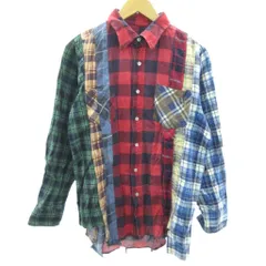 AMERICAN COTTON クレイジーパターン シャツ 長袖 マルチカラー L
