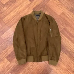 XL UNIQLO MA-1 スウェード ブルゾン ジャケット