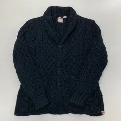 リーバイス スリムフィット ショールカラー ケーブル ニット カーディガン (M)のサムネイル
