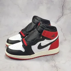 NIKE ナイキ GS 24.5cm エア ジョーダン 1 レトロ ハイ OG ブラック トゥ 新品
