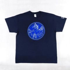 PlayStation 4 プレステ ゲーム Tシャツ フェード ネイビー - メルカリ