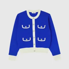 サンドロ フラット ポケット ツートン カーディガンのサムネイル