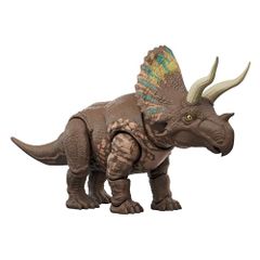 【迅速に発送】マテル ジュラシックワールド(JURASSIC WORLD) ビッグアクション！エオトリケラトプス 子供向けフィギュア 恐竜 おもちゃ 動く 大きい 全長:約35.6cm 4歳から ブラウン JGB93 7965eca1