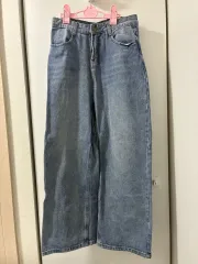 ワイド デニム ズボン