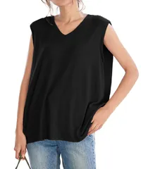 Tシャツ レディース タンクトップ カットソー 夏 トップス ノースリーブ 夏服 ノースリ