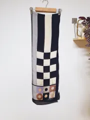 BALMAIN バルマン 正規品 シルク100% スカーフ チェスパターン ブラックのサムネイル