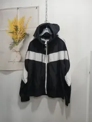 DKNY SPORT ウィンドブレーカー 4(M) ブラック/白 使用感なしのサムネイル
