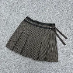 42 ベネトン レディース ハウンドトゥース スカート 0417Mのサムネイル