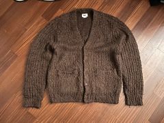 極美品■Ron Herman【S】ラクーン ニット カーディガン ベージュ 極美品□Ron Herman【S】ラクーン ニット カーディガン ベージュ