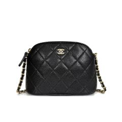 希少⭐︎CHANELトップハンドル付フラップフォンケースソーブラック 