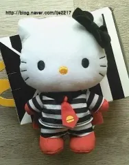 ハローキティ ぬいぐるみ ストライプ マクドナルド ぬいぐるみ